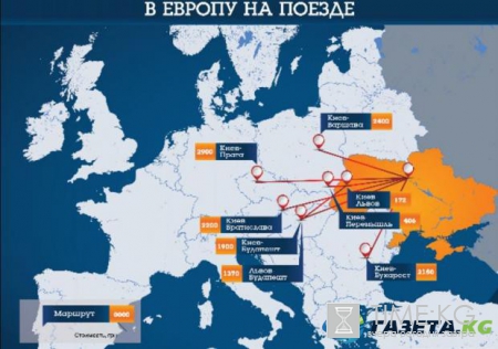 Поездка в Европу на поезде: страны и тарифы для украинцев