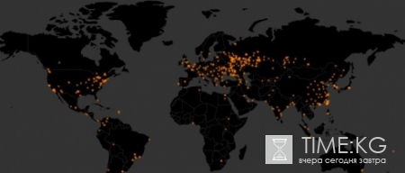 Появилась интерактивная карта распространения вируса WannaCrypt