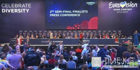 Пресс-конференция победителей второго полуфинала Евровидения 2017