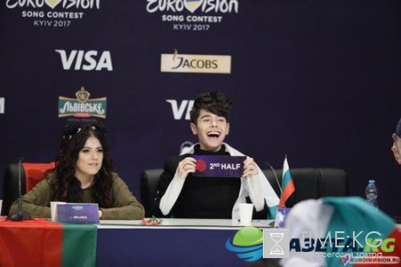 Пресс-конференция победителей второго полуфинала Евровидения 2017