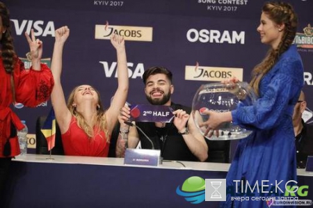 Пресс-конференция победителей второго полуфинала Евровидения 2017
