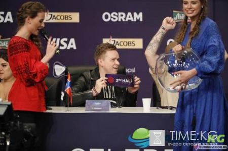 Пресс-конференция победителей второго полуфинала Евровидения 2017