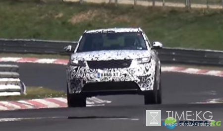«Заряженный» Range Rover Velar SVR обкатывает трек в Нюрбургринге