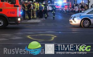 В Берлине автомобиль въехал на станцию метро, есть пострадавшие ФОТО, В Берлине автомобиль въехал на станцию метро, есть пострадавшие ФОТО,