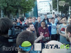 В Харькове прошла акция против запрета «ВКонтакте»