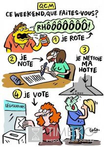 Charlie Hebdo опубликовал карикатуру на выборы во Франции Charlie Hebdo опубликовал карикатуру на выборы во Франции