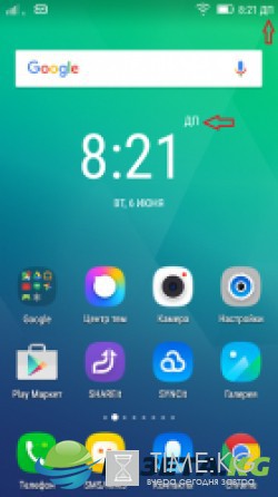 Что означают буквы ДП на экране смартфона?