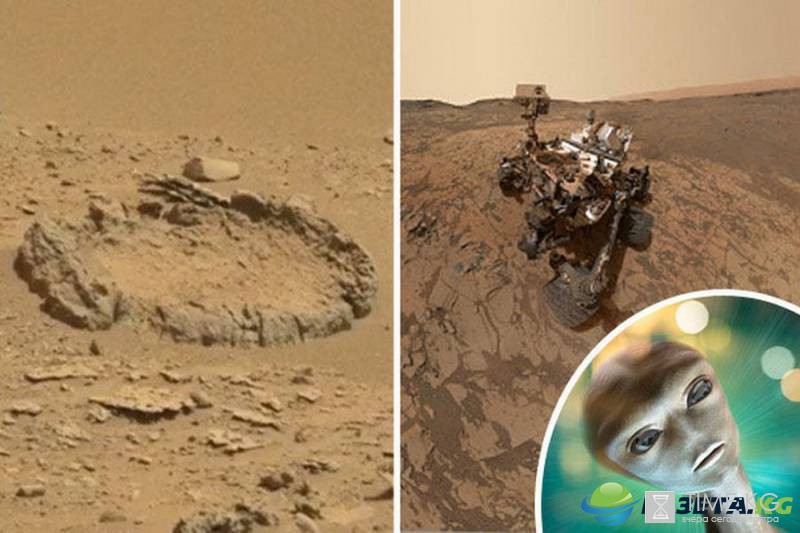 Марсоход Curiosity нашел на Марсе идеальный «каменный круг» Марсоход Curiosity нашел на Марсе идеальный «каменный круг»