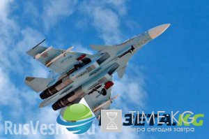 Су-35 открыл огонь из пушки, заставляя боевиков США покинуть сирийско-иракскую границу