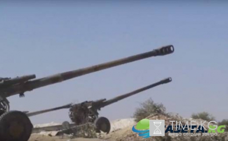 Д-30 и «Мста-Б» сирийской армии