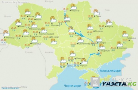 Гисметео Украина: погода на 4 июня - без осадков