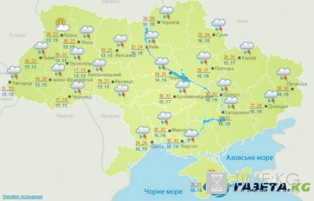 Гисметео Украина: погода на 8 июня – грозы