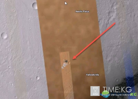 Google Space показал базу пришельцев на Марсе