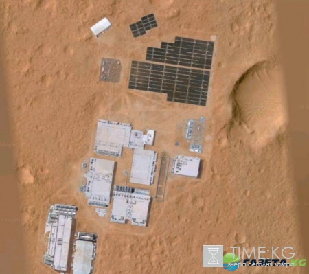 Google Space показал базу пришельцев на Марсе