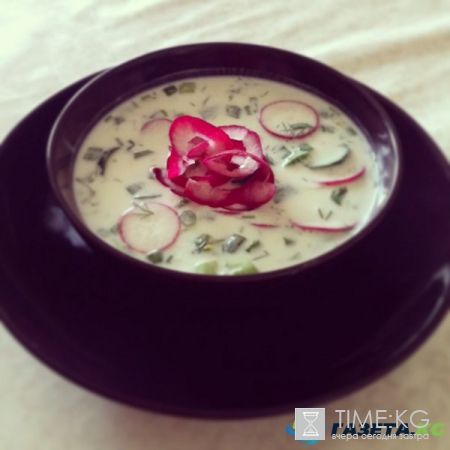 Окрошка на кефире классический рецепт с колбасой: Вкусный кефирно-горчичный холодный суп с колбасой