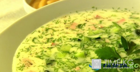 Окрошка на кефире классический рецепт с колбасой: Вкусный кефирно-горчичный холодный суп с колбасой