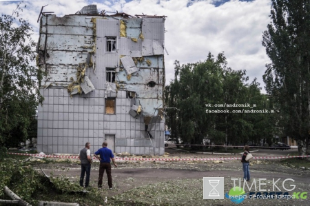 Последствия обстрела Донецка украинской армией. 11 июня