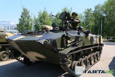 Состав российского подразделения ВДВ на учениях в Белоруссии