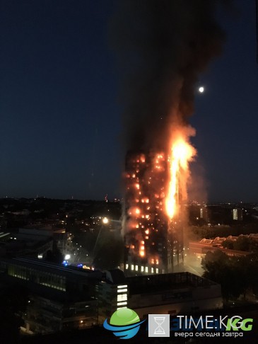 В Лондоне сильный пожар в 27-этажном доме унес жизни нескольких человек