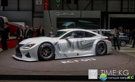 Автомобиль Lexus RC F GT3 готовят к гонкам в Канаде