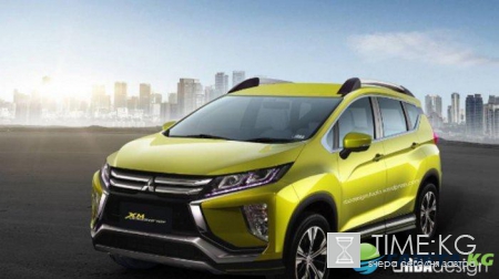 Компания Mitsubishi представила тизер нового компактного минивэна