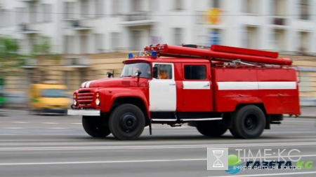 На трассе в Кемеровском районе загорелся грузовик