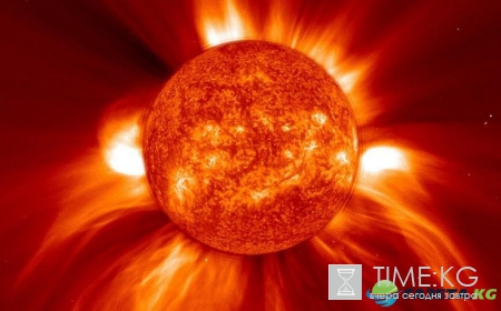 NASA запечатлело на фото выброс корональной массы на Солнце