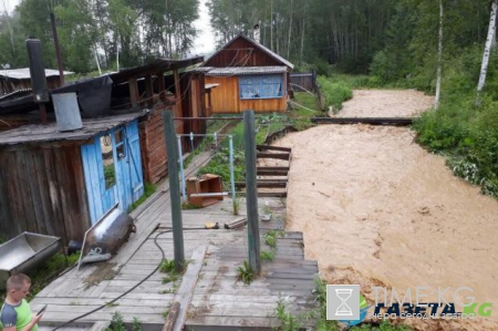 Поселок Экимчан затопило из-за прорыва искусственной дамбы