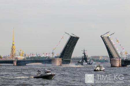 В Петербурге прошла генеральная репетиция военно-морского парада