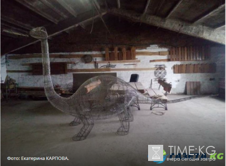 В рязанском селе украли трехметрового динозавра