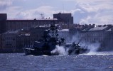 В Петербурге прошла репетиция военно-морского парада