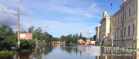 Канализация Водоканала Петербурга не справилась с сильными дождями