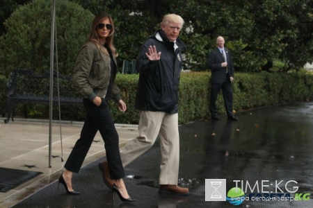 Первая леди США помчалась спасать Техас на шпильках в 12 см (фото)