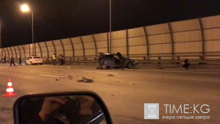 «ВАЗ» остановившийся на КАД стал причиной смерти мотоциклиста