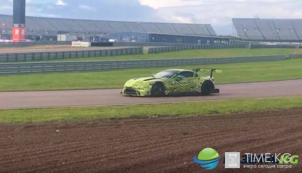 Aston Martin Vantage GTE запечатлели во время спид-теста