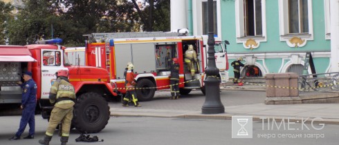 Из-за пожара в Эрмитаже пришлось эвакуировать более 100 человек и котов