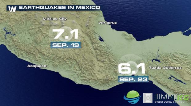 Мексика: новое землетрясение силой больше 6 баллов произошло в штате Оахака