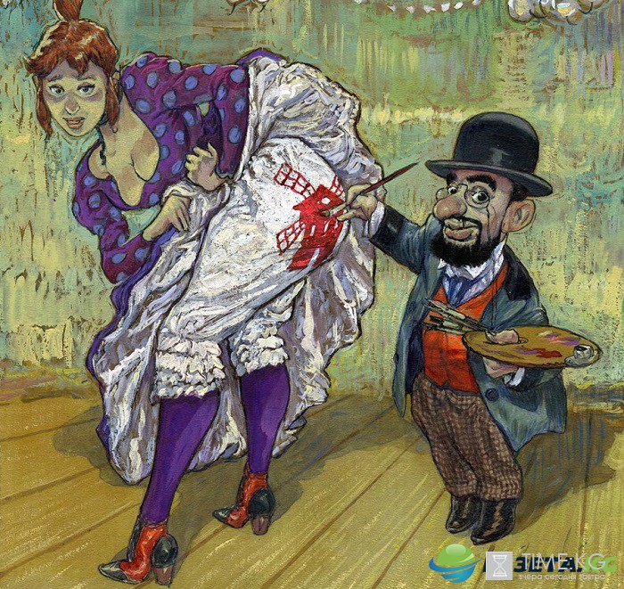 Потрясающий художник Градимир Смудья (Gradimir Smudja). Шутки о Ван Гоге и и Тулуз-Лотреке