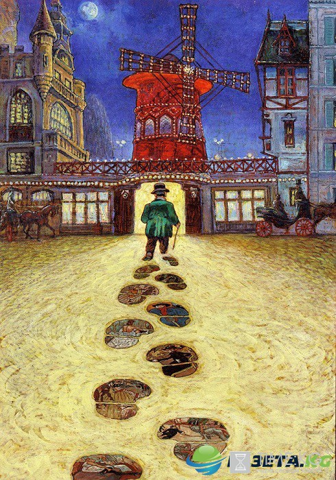Потрясающий художник Градимир Смудья (Gradimir Smudja). Шутки о Ван Гоге и и Тулуз-Лотреке
