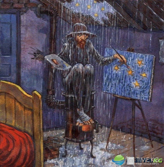 Потрясающий художник Градимир Смудья (Gradimir Smudja). Шутки о Ван Гоге и и Тулуз-Лотреке