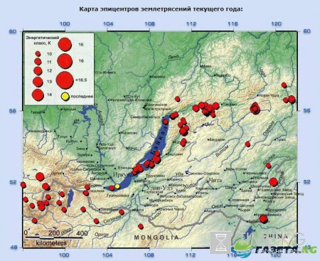 Два подземных толчка зафиксированы на озере Байкал