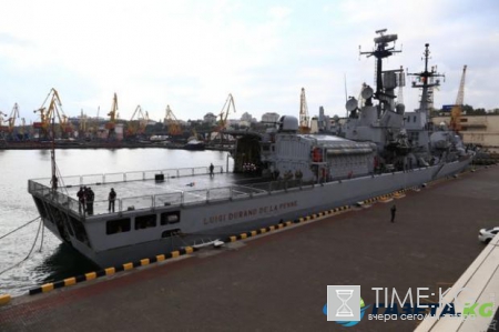 Эсминец ВМС Италии Луиджи Дуранд де ла Пенне прибыл в одесский порт - фото