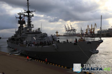 Эсминец ВМС Италии Луиджи Дуранд де ла Пенне прибыл в одесский порт - фото