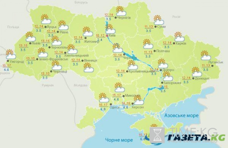 Гисметео Украина: погода на 30 сентября - ясная погода на всей территории страны