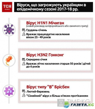 Новые штаммы гриппа зимой 2017 придут в Украину