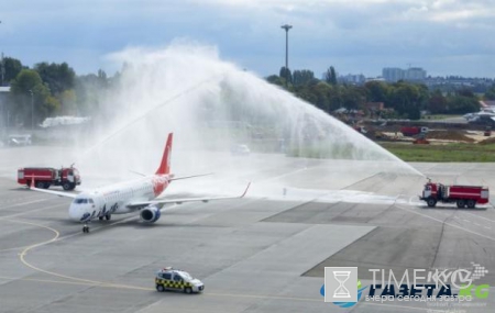 Новый азербайджанский лоукостер Buta Airways совершил первый вылет из Киева