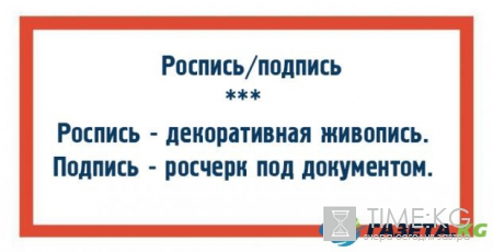 Урок грамоты: ТОП-10 пар слов которые чаще всего путают люди