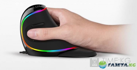 В октябре стартуют продажи мыши Delux M618 Plus RGB с вертикальной конструкцией‍