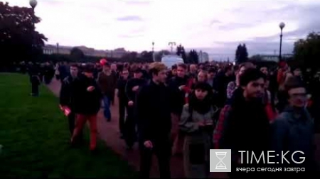 На митинге в поддержку Навального в Петербурге собрались около 5 тысяч человек