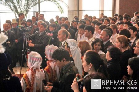 Бишкек встречает космонавтов. Бишкек встречает космонавтов.